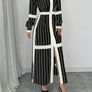 Black and white striped maxi dress Image 2