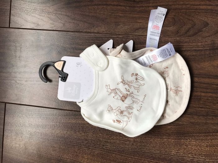 Baby Clothes 3-6mths and bibs Winnie the Pooh