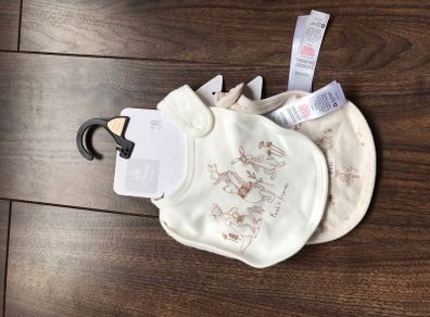 Baby Clothes 3-6mths and bibs Winnie the Pooh