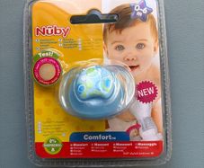 Nuby Tritan Prism Silicone Orthodontic Comfort Pacifier - 0-6 Months