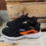 FILA Ray Tracer Black/Orange Sneakers Size UK 10 Image 5