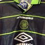 Celtic Jersey. Brand New With Tags. Official Umbro Mens Away Jersey Season 1998/1999. Long Sleeved. Original From The Time. Image 3