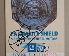 Liverpool FC vintage autographed programme PHIL NEAL