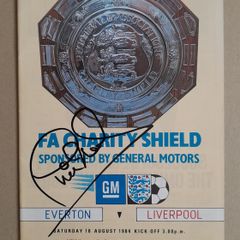 Liverpool FC vintage autographed programme PHIL NEAL
