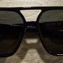 Saint Laurent Black Square Unisex SL176 Sunglasses Image 10