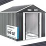 Xxl Metal Garden Shed  Free Delivery Image 5