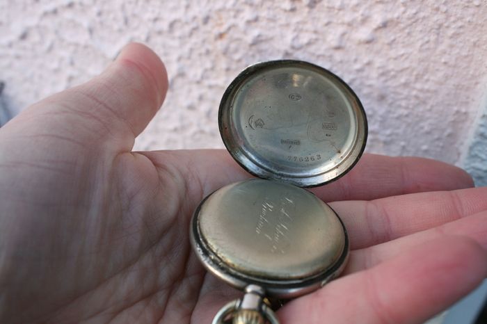Vintage Sterling Silver Pocket Watch