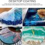 Epoxy Resin Clear Crystal Coating Kit 1000ml/1160g - 2 Part Casting Resin for Art, Comes with Resin Professional Accessories Bag, Suitable for Crafts, Table top Coating, River Table, Jewelry Making Image 2