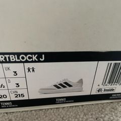 Adidas court block j runners/tennis shoes size 3 and size 4