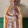 Vintage Knight Fireside Companion Guard/ Cast iron and enamel Image 8