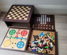 Wooden Multi-Game Board Set