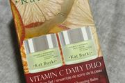 Luxury KAT BURKI VITAMIN C DAILY DUO Skincare cleanser face cream Set BNIB