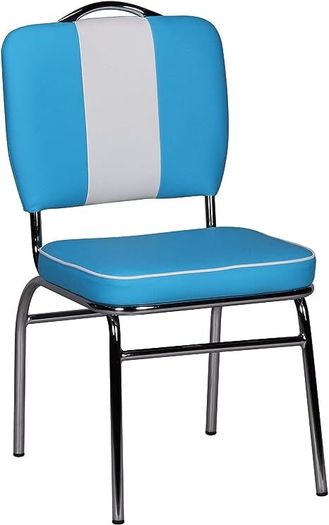 Retro vintage design funky American styled dining chair