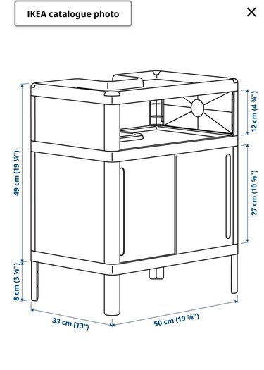 undersink pedestal cabinet