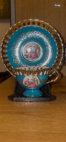 Mid 20th Century Decorative Tea Cup Set Lot