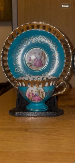 Mid 20th Century Decorative Tea Cup Set Lot