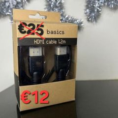 Ultra Slim Brand New HDMI Cable 1.2M With Gold Plated Connectors for Laptop,Console,Xbox TO TV.