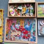 Jigsaw puzzles and magnetic dress up toys Image 6