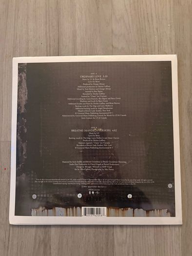 U2 10" Ordinary Love Vinyl