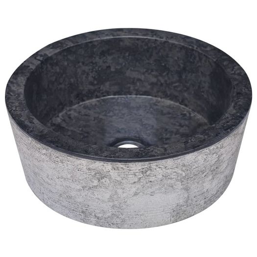 Sink Black dia40x15 cm Marble