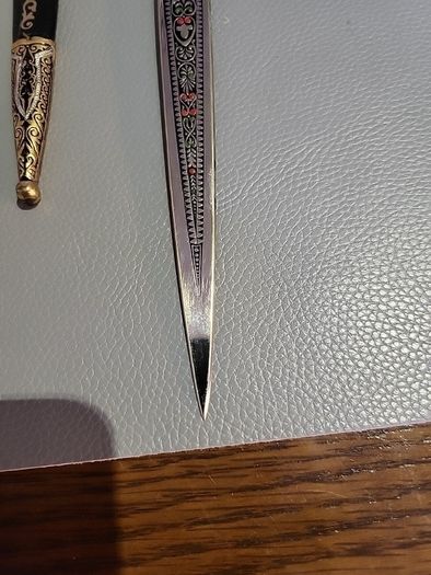 Letter opener damacene style