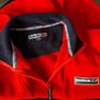 Vintage Reebok Red/Orange Fleece Quarter Zip Pullover Jacket Y2K Size L-XL Image 4