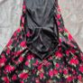 Boohoo Floral Open back halterneck mini dress, size 10 Image 3
