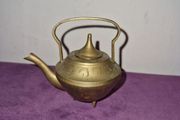 Small brass teapot ornament