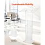Podium Stand, 1265 mm Acrylic Lectern, Portable Laptop Desk with Wide Reading Surface and Storage Shelf, Book Stopper Image 6