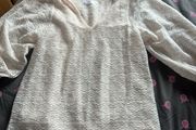 Brand new gallery pale peach top