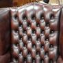 Leather Wingback Armchair Image 3