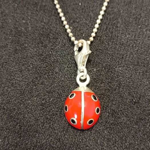 Vintage Thomas Sabo Sterling Charms: Red Enamel Ladybug