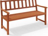 Garden Bench Weatherproof Wood 320kg Resilient FSC-certified Garden Balcony Bench Garden Furniture Bench Kensington 2 Seater 120 x58 x 90cm Acacia