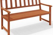 Garden Bench Weatherproof Wood 320kg Resilient FSC-certified Garden Balcony Bench Garden Furniture Bench Kensington 2 Seater 120 x58 x 90cm Acacia
