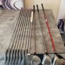 Womens Golf clubs and bag and trolley. Image 7