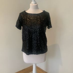 Sequin top. Size S