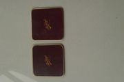 Vintage Bewleys Coasters Brand New/Tea Caddies