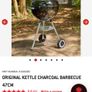 WEBER charcoal barbecue (bbq) Image 6