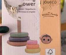 Brand New Joueco Wooden Stacking Tower