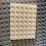 Lego 6x8 White Flat 73 pieces Image 2
