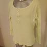 South lime cotton top size UK16/18 EU44/46  Postage included Image 2