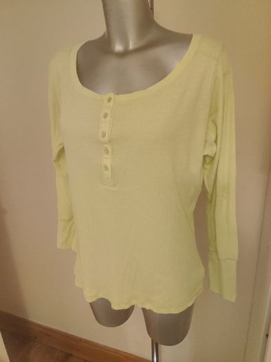 South lime cotton top size UK16/18 EU44/46  Postage included
