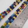Antique African Egyptian Style MultiColor Glass Beads Necklace Image 7