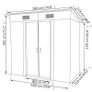 Garden Shed Green Image 8