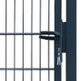 Fence Gate Steel 103x250 cm Anthracite Image 4