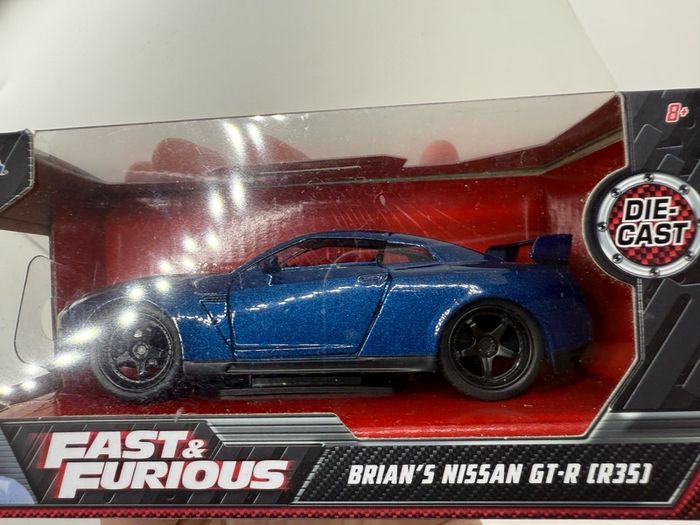 Jada Fast & Furious 1:32 Brians Nissan GT-R (R35) Die cast diecast car model