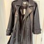 Long Chocolate Brown Coat Image 2