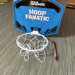 Indoor basketball hoop