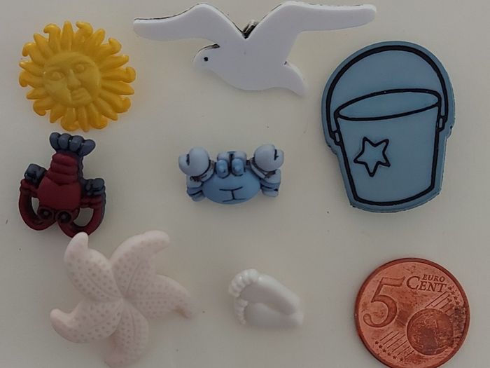 Seaside Button Pack