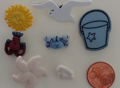 Seaside Button Pack